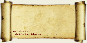 Janko Jednak vizit kartica